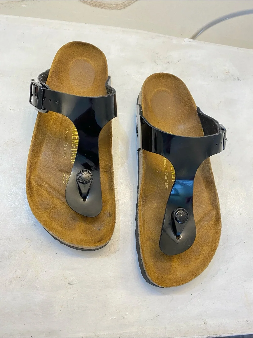 Birkenstock Gizeh Size 37, US Ladies Size 6,Men’s Size 5 great condition clean